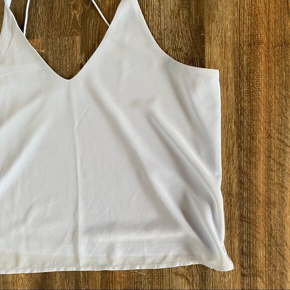 Tobi Pale Blue Open Back Tank Size Large - Picture 2 of 7